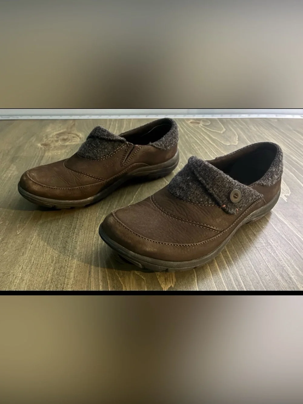 Merrell Dassie Fold Slip On Shoe loafer Bracken Women's Size 7 Leather Slip-On